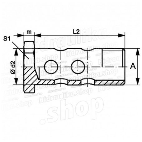 MFD-1215-M10x1.5-UREGES-CSAVAR-DUPLA-FURATOS