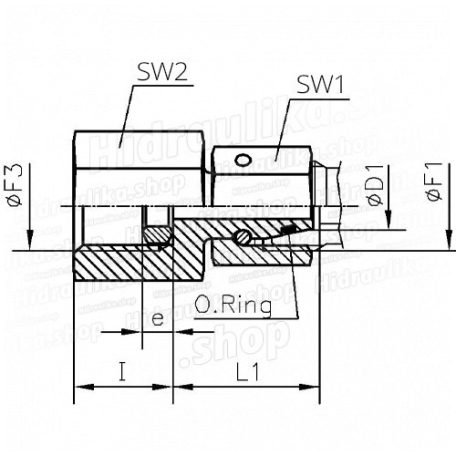 TN403-08L-1-4-M14X15-EGYENES-VAGOGYURUS-CSATLAKOZO-EGYIK-SZA